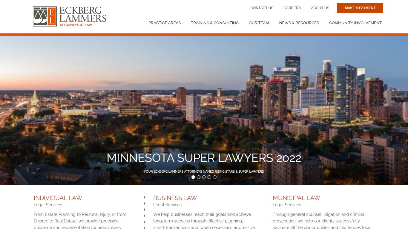 Law firm Eckberg Lammers, P.C. - Stillwater, MN & Hudson, WI Law Firm